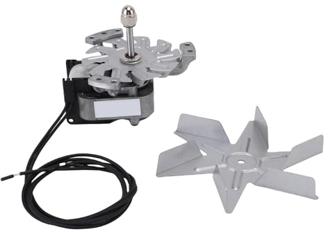 RASTKY Motor de Horno de Aluminio de Alto Rendimiento y Aspas de Ventilador para Hornos de Temperatura Extrema y Equipos de Limpieza, 6 Aspas, Diseño Duradero para Profesionales, Entornos ácidos