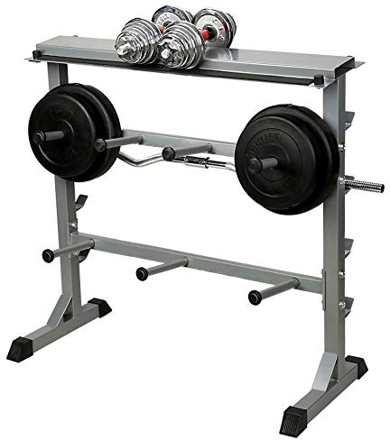 CCLIFE Hantelablage Hantelständer Kurzhantelablage Hantelbaum Stahl Gewichteständer Langhantelablage Langhantelständer