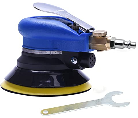 Exzenterschleifer Druckluft 125mm,Mini Polierer Professional Schleifmaschine Set (Exzenterschleifer)