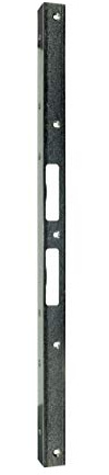 SN-TEC Sicherheits Reparatur Schließblech 500mm lang 25x25x3mm Rechts/links verwendbar incl. Montagematerial