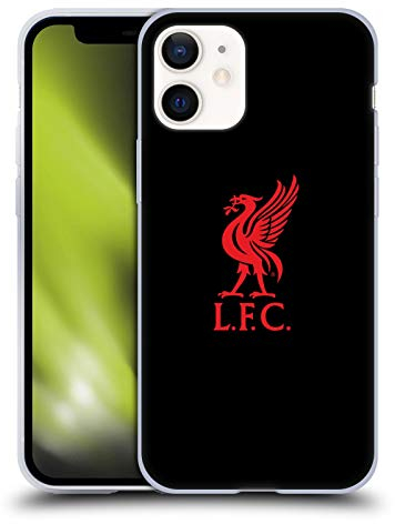 Head Case Designs Offizielle Liverpool Football Club Logo Rot Und Schwarz Liver Bird Gelhülle [Militärischer Schutzgrad] Kompatibel Mit Apple iPhone 12 Mini Und Kompatibel Mit MagSafe