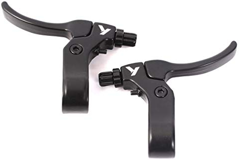KHE Prism 6061 Paire de leviers de frein BMX en aluminium forgé à froid 2 doigts Noir