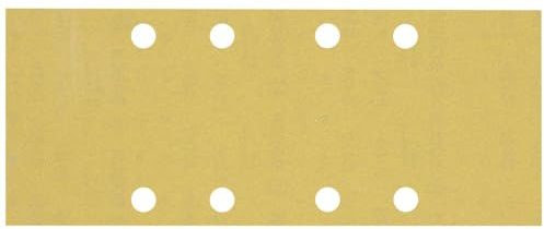Bosch Professional 10x Carte abrasive Expert C470 con 8 fori (per Legno duro, Vernice su legno, 93x230 mm, Grana 180, accessorio Levigatrice orbitale)