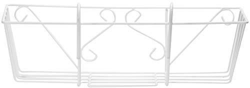 Happyyami 1stück Blumentopfhalter Für Pflanzen Wandmontierter Blumenständer Hängendes Blumenregal Für Balkon Und Garten Weiß Vielseitiger Pflanzentopf