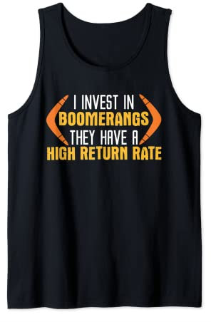 Wurfsport Boomerang Witz Spruch Bumerange Bumerang Tank Top