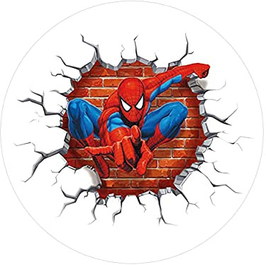 Tortenaufleger Spiderman rund 20cm Fondantpapier PREMIUM