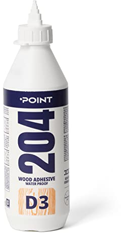 Holz Leim – Starker D3-Pva-Kleber 1000 ml – Ultrastarker Holzleim Wasserfest für Möbel Hartholz Sperrholz Mdf & mehr – Schnell Trocknender Pva Holzleim Transparent – Heimwerkerbedarf von Point