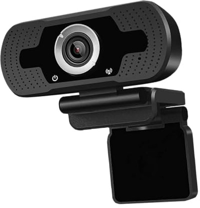 OSALADI Webcam USB 1080p Microphone Intégré pour Ordinateur Portable et Bureau, Caméra Pédagogique pour Streaming en Direct, Haute Définition, Usage Intérieur, Couleur Noire