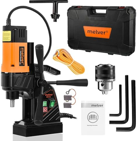 Perceuse magnétique, perceuse, légère, industrielle, avec mandrin, fi-40 mm, 1480 W, 10 kg, 690 tr/min