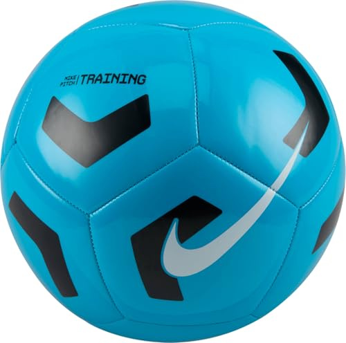 Nike FZ7555-434 Pitch Training Pallone da calcio ricreativo Unisex LT BLUE FURY/BLACK/WHITE Taglia 4