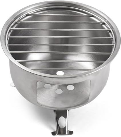 Hanzete Réchaud de camping portable Mini réchaud à bois Réchaud à bois de survie Brûleur d'alcool Barbecue au charbon de bois Barbecue Pique-nique, Matériel Accessoires de camping