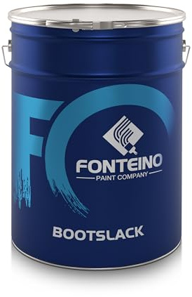 Bootslack Bootsfarbe Schiffslack Yachtlack Lack für Holz Parkettlack Treppenlack Gartenmöbellack - Seidenglänzend Graubeige 5L