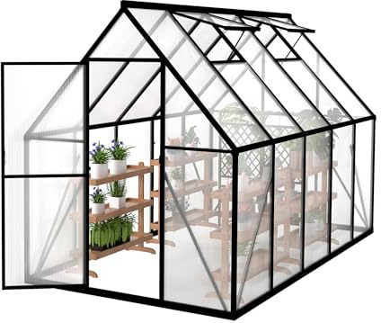 UISEBRT Treibhaus für Tomatenbau mit Fundament, UV- & Frostgeschützt