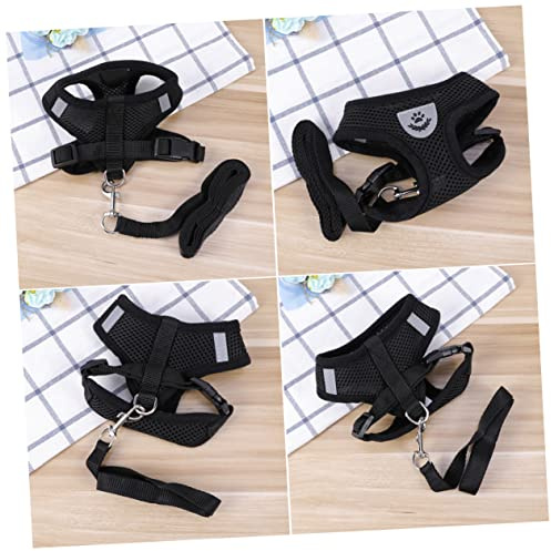 Toddmomy Chaleco Arnés para Perros y Gatos Pequeños, Ajustable y Transpirable de Poliéster, Uso para Todas Las Estaciones, Adecuado para Cachorros y Perros Medianos