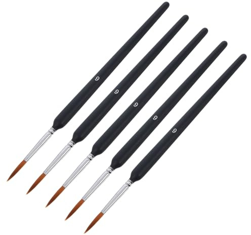 AKOOSY Stylo Pollinisateur Portable 5 Pièces pour Plantes De Jardin Et Arbres Fruitiers, Brosse Pollinisatrice Fine Multifonction, Outil De Pollinisation Manuel Léger pour Fleurs Et Succulentes