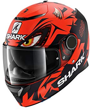 Shark Herren Integralhelm Spartan Replica Lorenzo Austrian GP rot schwarz RKR matt Größe XXL