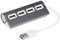 Hub USB 2.0 – 4 Ports USB – Plug and Play – Multiprise USB (Gris)