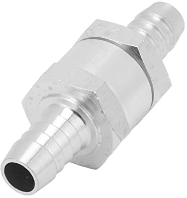 Clapet Anti-retour De Voiture Clapet Anti-retour à Sens Unique En Alliage D'aluminium Clapet Anti-retour De Pompe Universel Pour Carburant Essence Huile Essence Diesel Eau(10mm)