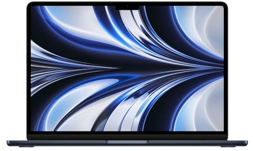 2022 Apple MacBook Air con Apple M2 Chip (13-pollici, 8GB RAM, 256GB SSD di Memoria) (AZERTY French) Mezzanotte (Ricondizionato)