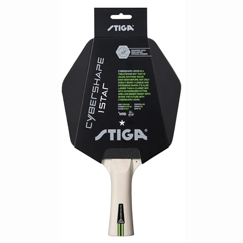 STIGA Bordtennisracket Cybershape 1-Star - Optimal Kontroll och Unik Form