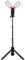 LED Tripod Work Light 2x50W 12000 Lumen Site Light Adjustable Brightness and Color Temperature 3000K/4500K/6500K with Telescoping Tripod, 3 Meter Cable, IP54 for Construction, Workshop Garage Basement