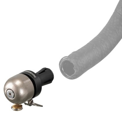 ROCKBROS Campanello per Bicicletta, 2-in-1 Mini Campanello Bici/Tappo Manubrio, 80db Suono Chiaro, si adatta a Manubri Standard da 22.2 mm