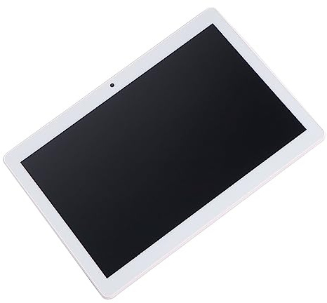 Uonlytech Tableta Inalámbrica con Tarjetas Sim Duales Tabletas De Doble Cámara Tableta De Pantalla Grande Oro Rosa Metal