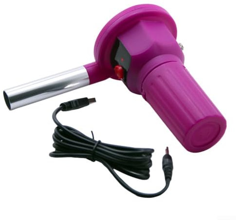 Ventilatore portatile dal design compatto per barbecue per accensione rapida e facile al carbone all'aperto