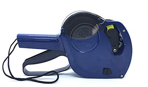 Original Preisauszeichner MoTEX© MX-5500 NEW - Profi - Euro (1-zeilig, 8-stellig für 22 x 12 mm Etiketten), sofort einsatzbereit - blau