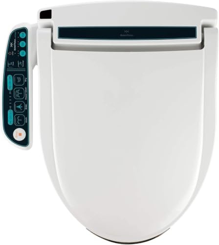 Self-Cleaning Electric Bidet Heated Toilet Seat - Elongated w/Panel