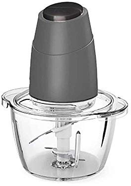 Samnuerly Vegetable Chopper Modern Simplicity 250W Electric Meat Grinder,Food Processor Food Chopper With 1.2L Glass Bowl And Sharp Blades, For Meat,Vegetables,Fruits And Nuts