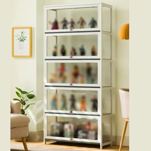 LXXBDDM VHolzvitrine, multifunktionale staubdichte B 3-floors-70cm