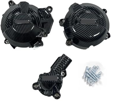 SCSTHRCRA Powersport Motorschutz Für K&TM 790 Duke (R) 2018-2023 890 Duke (R) 2020-2023 Motorrad Neue Motorschutzabdeckung (Carbon Fiber Texture)