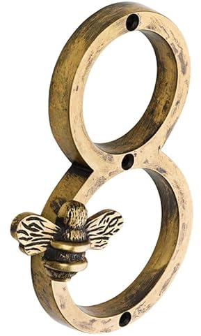 Bee House Number Sign 3D Door Mailbox Numbers 0-9 Self Adhesive House Door Numbers House Street Address Numbers Stickers for Apartment House Room Office Cars