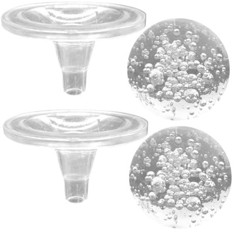 HYTROVE 2pezzi Palline di con Supporto per Decorazioni Acquari e Fontane da Tavolo Design Elegante e Versatile per Progetti Fai Te Facile Installazione e Manutenzione