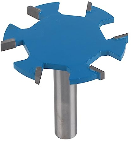 YUMILI 6 Broca de Flauta Bit T-lot Tinera Fresa de Carpintería Acero Carbono Vástago Extendido Aleación Duradera para Ranura de Precisión Ideal para Proyectos de Bricolaje y Eficiencia de (Mango de