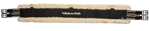 Back on Track BoT Allzweckgurt Kunstfell Dalby, 135cm, schwarz Kunstfell