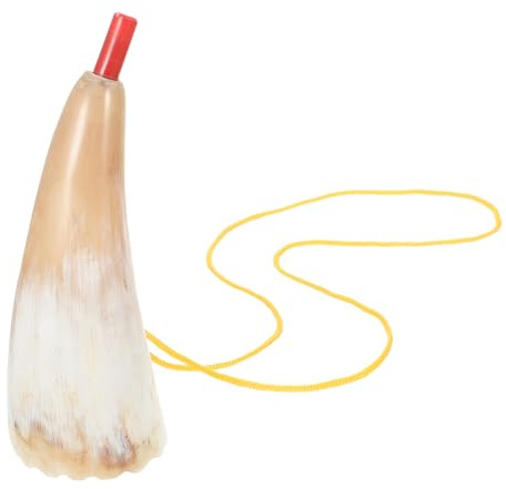 NOLITOY Bocina Juguete Cuerno de Buey Natural Sonido Uniforme y Resonante Instrumento para Principiantes