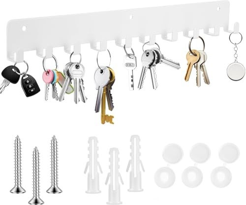 Key Hangers With 10 Hooks, Key Holder For Wall, key Hooks Wall Mounted
