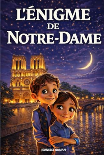 Roman pour enfants de 8 ans à 12 ans: L’Énigme de Notre-Dame est un roman d’aventure illustré mêlant mystères, action et découvertes au cœur de l’histoire.