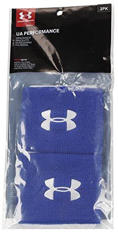 Under Armour Men's UA 3 Performance Wristband - 2-Pack OSFA Blue