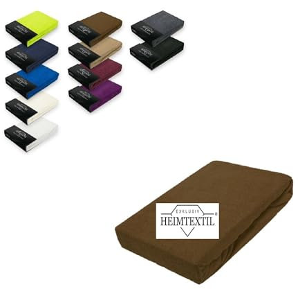 Sábana Bajera de Rizo Ajustable 120 x 200 cm, Color marrón