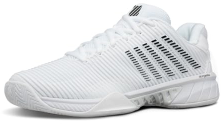 K-Swiss Men's Hypercourt Express 2 Tennis Shoe, White/Black, 13 M