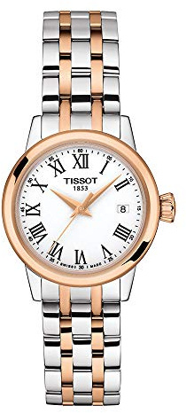 Tissot Classic Dream Stainless Steel Dress Watch Rose Gold T1292102201300