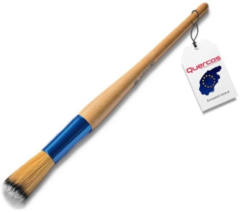 Quercos Pinsel Rund EVOFIBRA - Lackierpinsel Ø 21 mm für präzise Arbeiten | Fensterrahmen Pinsel | 100% Evo-Fibra für Glatte und professionelle Oberflächen (26)