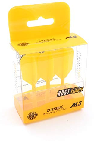 CUESOUL ROST integrierter Dartschaft und Flights Medium, schlanke Form, 3er-Set