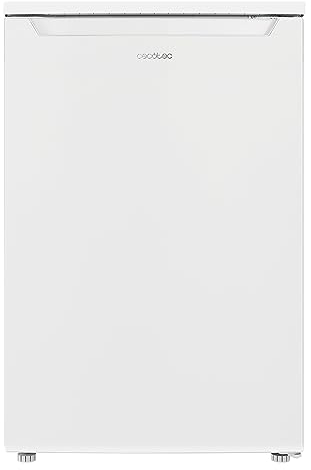 Cecotec Mini Nevera 107 L Bolero CoolMarket TT 107 White, Clase E, Ahorro energético, Puerta reversible, Cajón congelador, Bajo nivel sonoro, Diseño compacto.