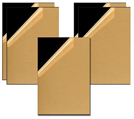 ZESABGE 5 Stück Acrylplatte Schwarz,A5 Acrylglas Kunststoffplatte 1.7mm Acrylscheiben,Acrylplatten Plexiglasplatten Zuschnitt Nach Mass für DIY Basteln,Malerei,Heimdekoration etc.