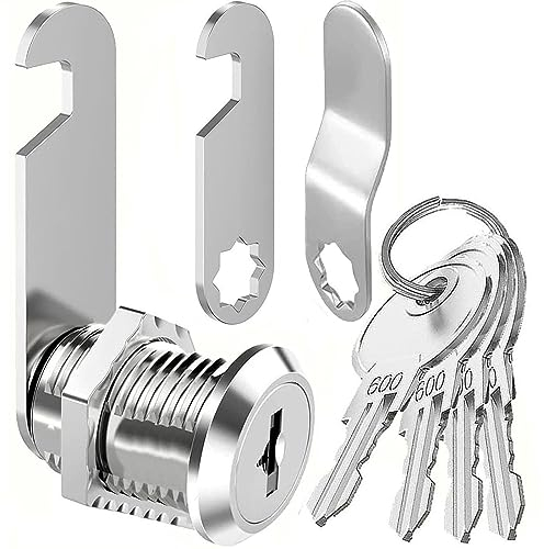 Litensh Mailbox Lock with 4 Keys, Lock for Cabinet Cam Letterbox Drawers Dresser Cupboard Door Furniture Locker Locks (30MM)