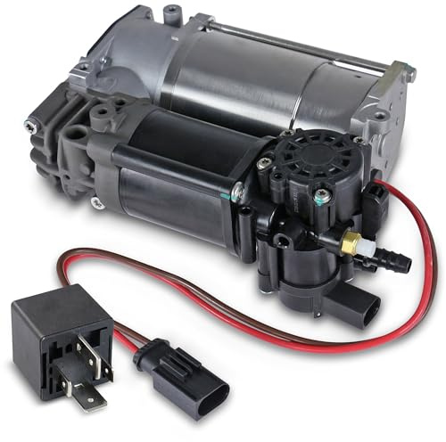 BESTPRICE 1x compresseur d'air pour suspension pneumatique avec correcteur d'assiette Compatible avec BMW Série 5 Gran Turismo (F07), Série 5 Touring (F11), Série 7 (F01, F02, F03, F04)